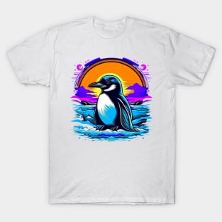 Antarctica Exploration Penguin Graphic T-Shirt